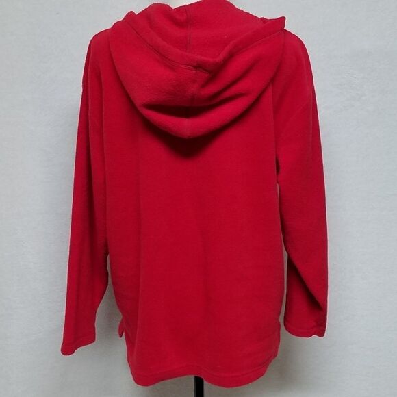 VINTAGE 90s Disney Winnie The Pooh Tigger Red Hooded Fleece Sweatshirt Medium - Picture 11 of 14